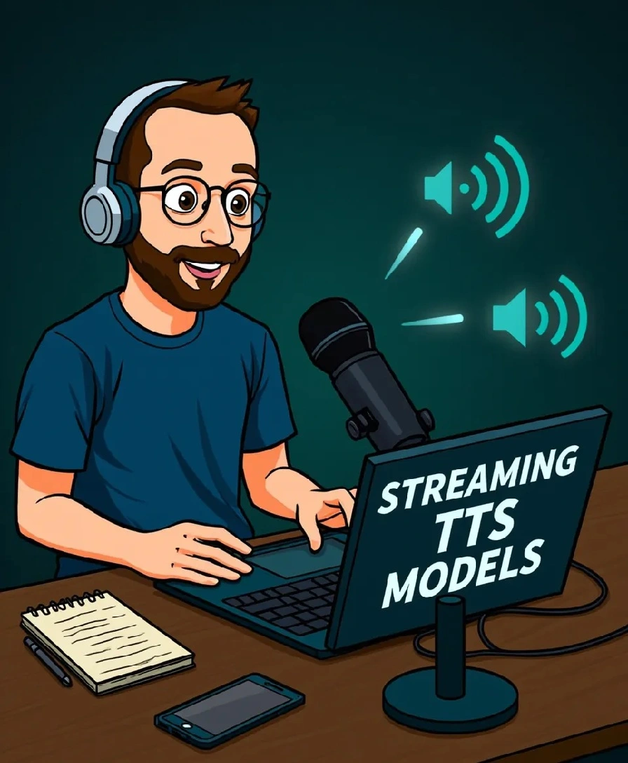 Streaming Audio Waveform Illustration